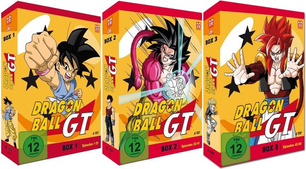 Dragonball GT - Box 1-3 - Episoden 1-64 - DVD