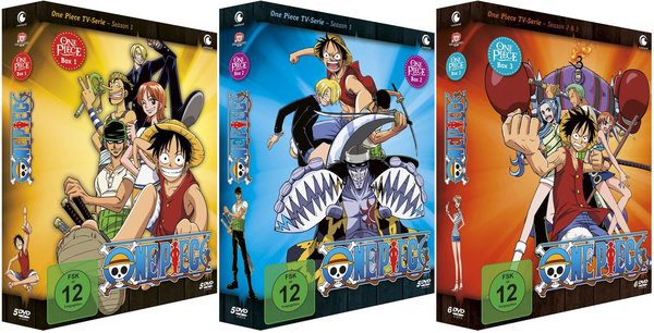 One Piece - TV Serie - Box 1-3 - Episoden 1-92 - DVD