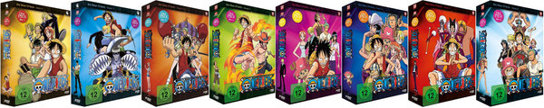 One Piece - TV Serie - Box 1-8 - Episoden 1-263 - DVD