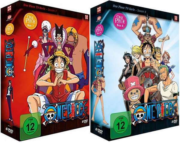 One Piece - TV Serie - Box 1-8 - Episoden 1-263 - DVD