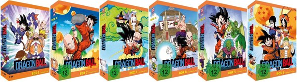 Dragonball TV-Serie - Box 1-6 - Episoden 1-153 - DVD