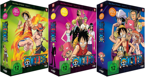 One Piece - TV Serie - Box 1-9 - Episoden 1-294 - DVD