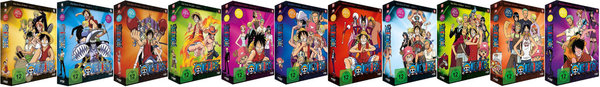 One Piece - TV Serie - Box 1-11 - Episoden 1-358 - DVD