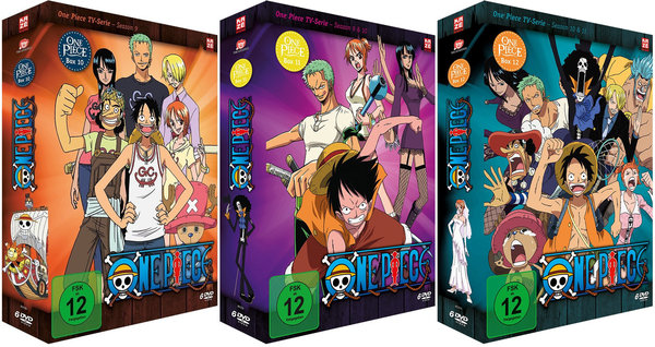One Piece - TV Serie - Box 1-12 - Episoden 1-390 - DVD