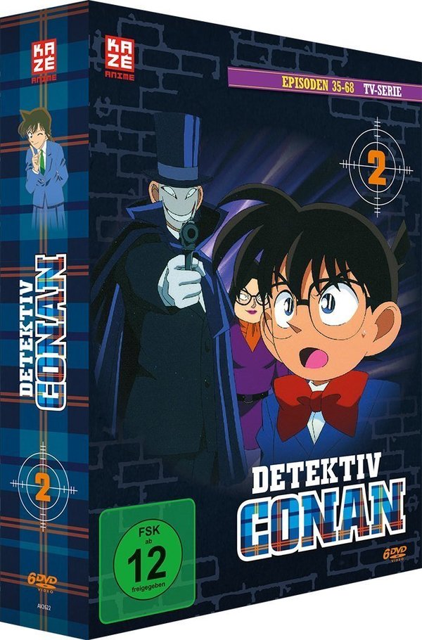 Detektiv Conan - TV Serie - Box 2 - Episoden 35-68 - DVD