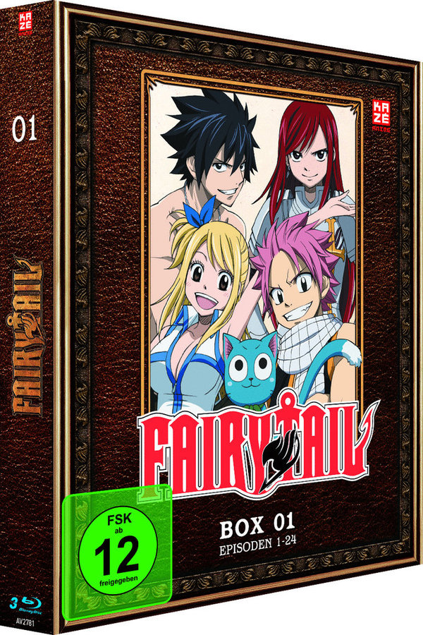 Fairy Tail - TV Serie - Box 1 - Episoden 1-24 - Blu-Ray