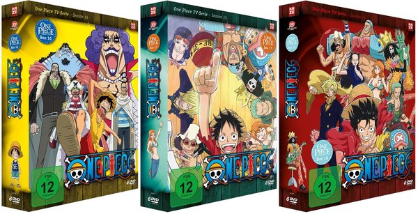 One Piece - TV Serie - Box 16-18 - Episoden 490-573 - DVD