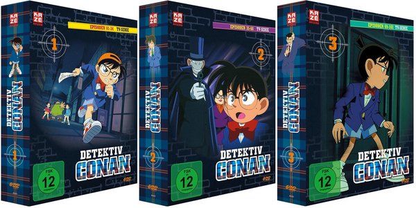Detektiv Conan - TV Serie - Box 1-6 - Episoden 1-182 - DVD