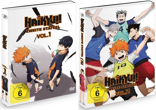 Haikyu!! - Staffel 2 - Vol.1-4 - Episoden 1-25 - DVD