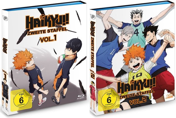 Haikyu!! - Staffel 2 - Vol.1-4 - Episoden 1-25 - Blu-Ray