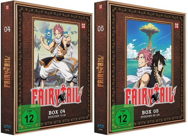 Fairy Tail - TV Serie - Box 1-5 - Episoden 1-124 - Blu-Ray