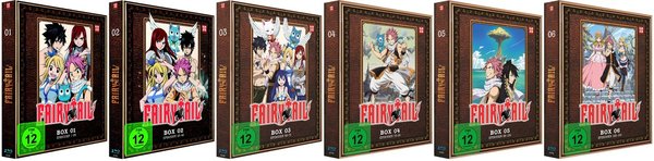 Fairy Tail - TV Serie - Box 1-6 - Episoden 1-150 - Blu-Ray