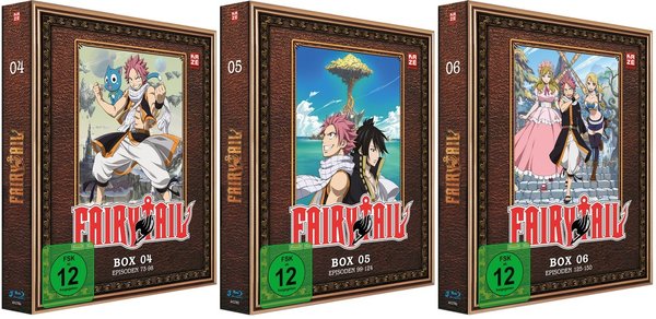 Fairy Tail - TV Serie - Box 1-6 - Episoden 1-150 - Blu-Ray