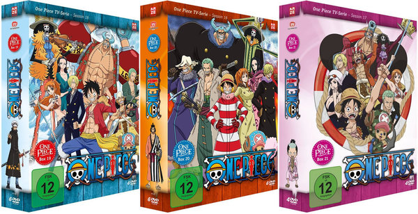 One Piece - TV Serie - Box 19-21 - Episoden 575-656 - DVD