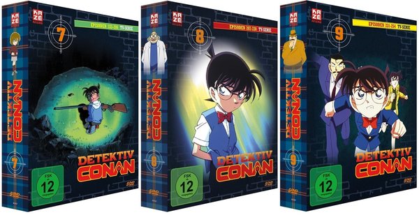 Detektiv Conan - TV Serie - Box 7-9 - Episoden 183-254 - DVD