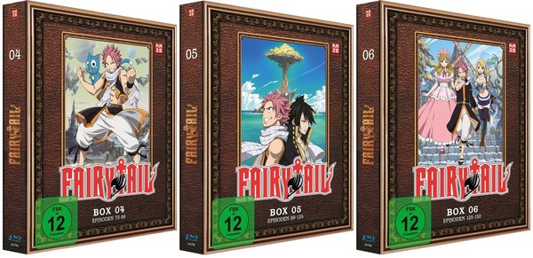 Fairy Tail - TV Serie - Box 4-6 - Episoden 73-150 - Blu-Ray
