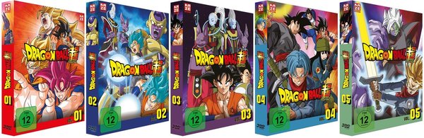 Dragonball Super - Box 1-5 - Episoden 1-76 - DVD