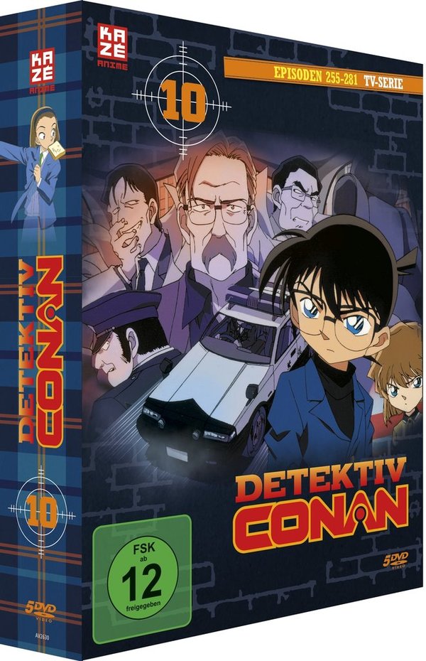 Detektiv Conan - TV Serie - Box 10 - Episoden 255-281 - DVD