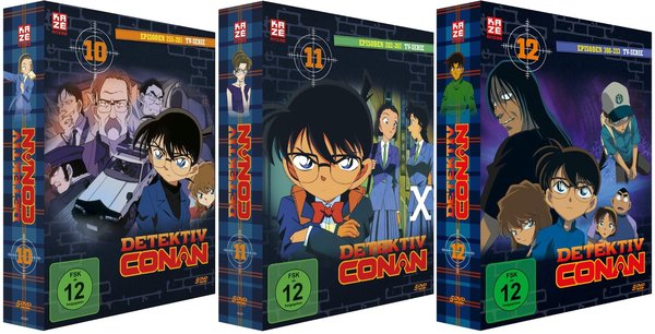 Detektiv Conan - TV Serie - Box 1-12 - Episoden 1-333 - DVD