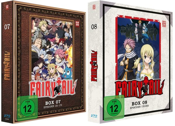 Fairy Tail - TV Serie - Box 1-8 - Episoden 1-203 - Blu-Ray