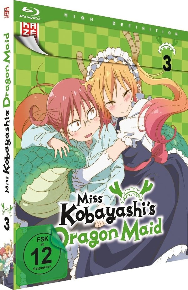 Miss Kobayashi´s Dragon Maid - Vol.3 - Episoden 11-13 + OVA - Blu-Ray