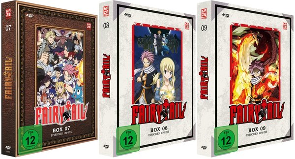 Fairy Tail - TV Serie - Box 7-9 - Episoden 151-226 - DVD