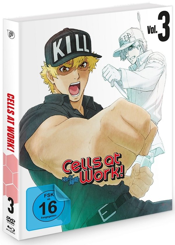 Cells at Work! - Vol.3 - Episoden 11-14 - DVD + Blu-Ray