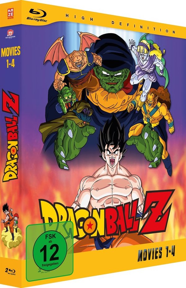 Dragonball Z - Movies 1-4 - Box 1 - Blu-Ray
