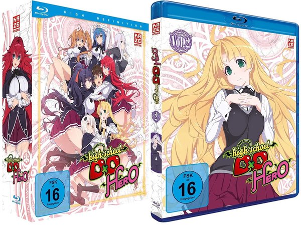 Highschool DxD Hero - Staffel 4 - Vol.1-4 + Sammelschuber - Limited Edition - Blu-Ray