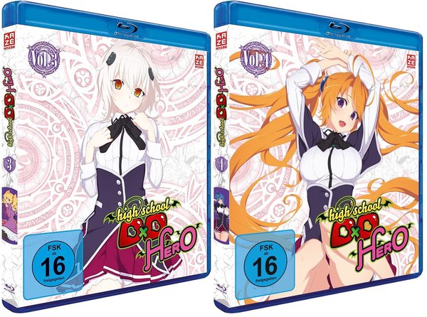 Highschool DxD Hero - Staffel 4 - Vol.1-4 + Sammelschuber - Limited Edition - Blu-Ray