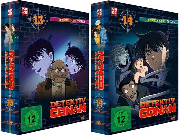Detektiv Conan - TV Serie - Box 1-14 - Episoden 1-383 - DVD