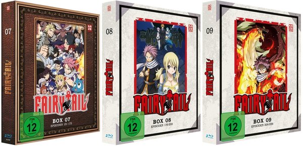 Fairy Tail - TV Serie - Box 1-10 - Episoden 1-252 - Blu-Ray