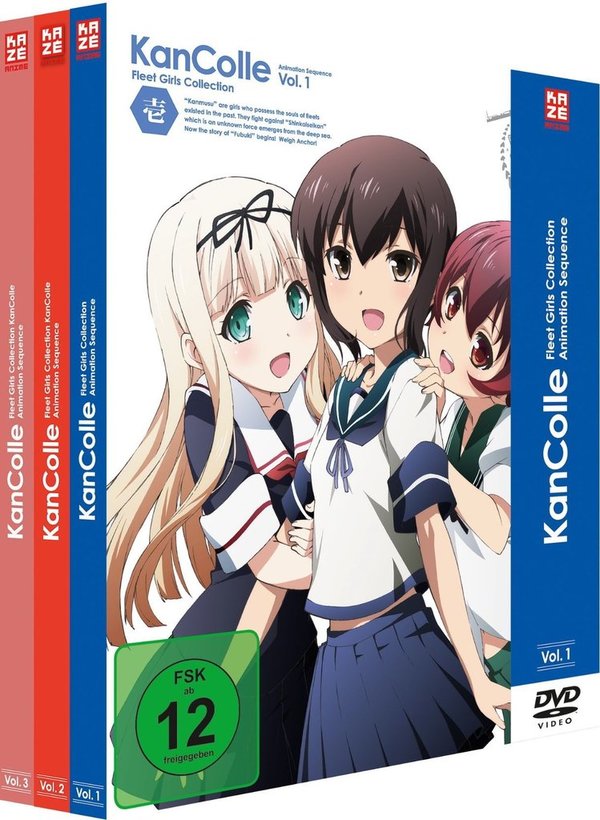 KanColle - Fleet Girls Collection - Gesamtausgabe - Bundle Vol.1-3 - DVD
