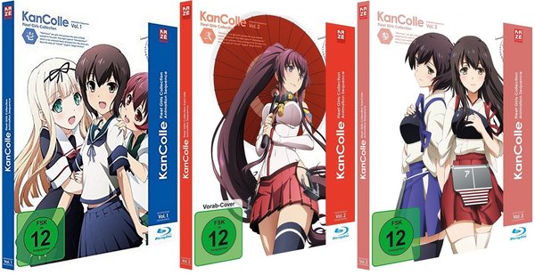 KanColle - Fleet Girls Collection - Gesamtausgabe - Bundle Vol.1-3 - Blu-Ray