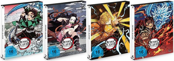 Demon Slayer - Staffel 1 - Vol.1-4 - Episoden 1-26 - DVD