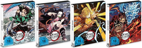 Demon Slayer - Staffel 1 - Vol.1-4 - Episoden 1-26 - Blu-Ray