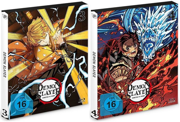 Demon Slayer - Staffel 1 - Vol.1-4 - Episoden 1-26 - Blu-Ray
