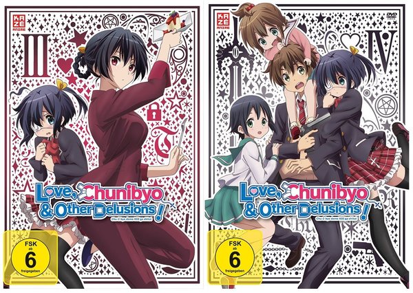 Love, Chunibyo & Other Delusions! - Staffel 1 - Bundle Vol.1-4 - DVD