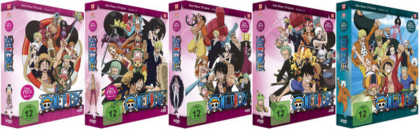 One Piece - TV Serie - Box 21-25 - Episoden 629-779 - DVD