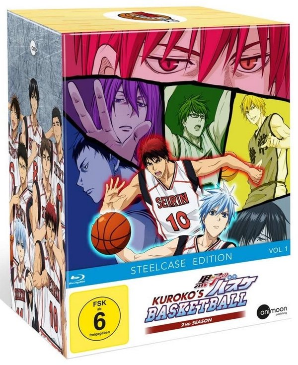 Kuroko´s Basketball - Staffel 2 - Vol.1 + Sammelschuber - Limited - Blu-Ray