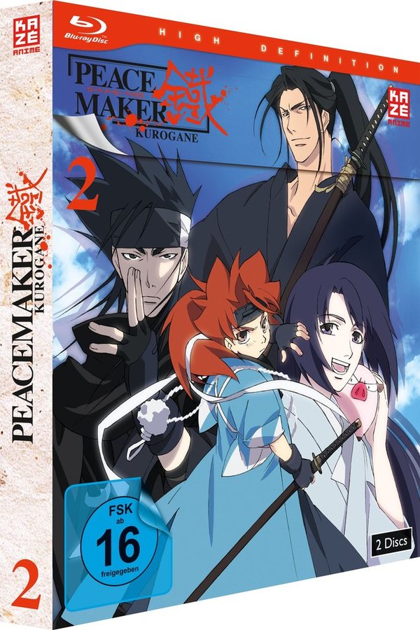 Peacemaker Kurogane - Vol.2 - Episoden 13-24 - Blu-Ray
