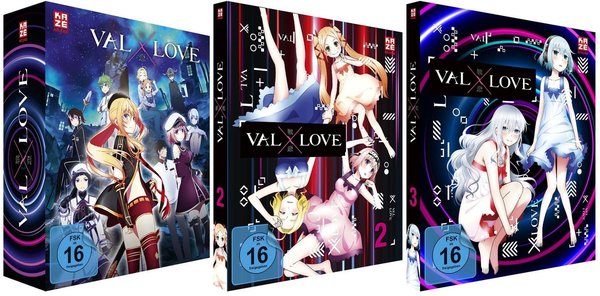 Val x Love - Vol.1-3 + Sammelschuber - Limited Edition - DVD