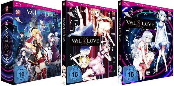 Val x Love - Vol.1-3 + Sammelschuber - Limited Edition - Blu-Ray