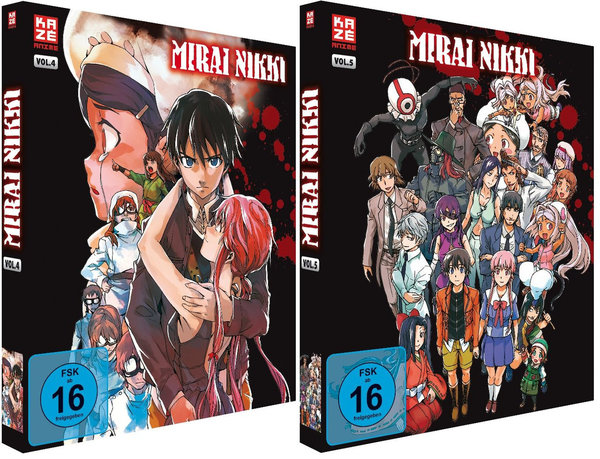Mirai Nikki - Gesamtausgabe - Bundle Vol.1-5 - Episoden 1-26 - DVD