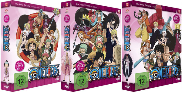 One Piece - TV Serie - Box 21-28 - Episoden 629-853 - DVD