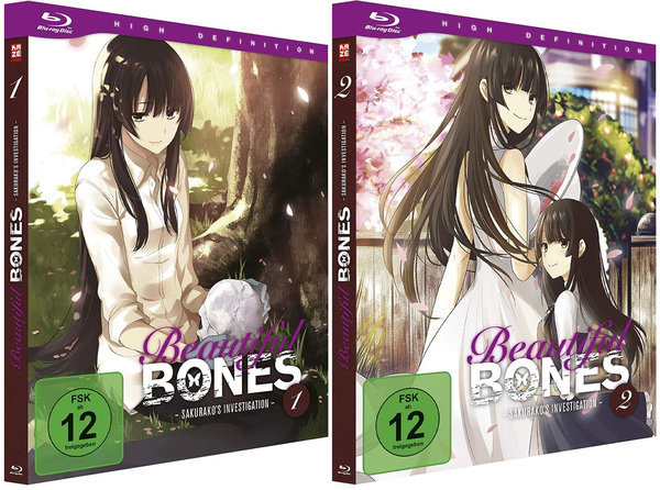 Beautiful Bones - Sakurako's Investigation - Gesamtausgabe - Bundle Vol.1-2 - Blu-Ray