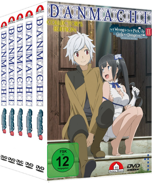 DanMachi - Staffel 2 - Gesamtausgabe - Bundle Vol.1-4 + OVA - DVD
