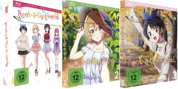 Rent-a-Girlfriend - Staffel 1 - Vol.1-3 + Sammelschuber - Limited Edition - Blu-Ray