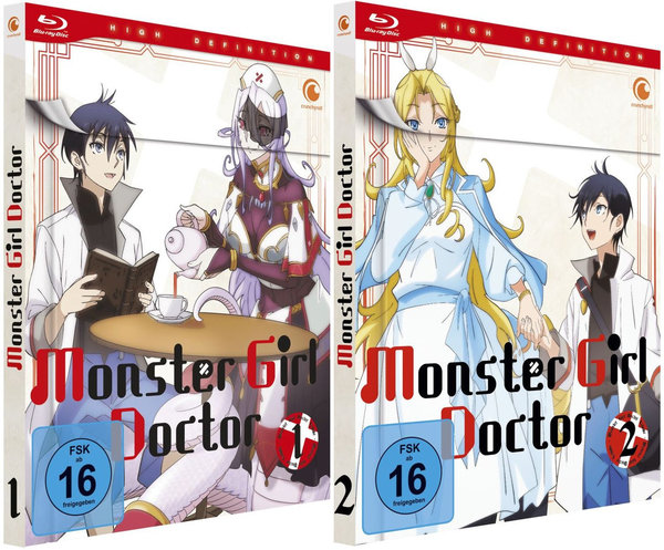 Monster Girl Doctor - Vol.1-2 - Episoden 1-12 - Blu-Ray