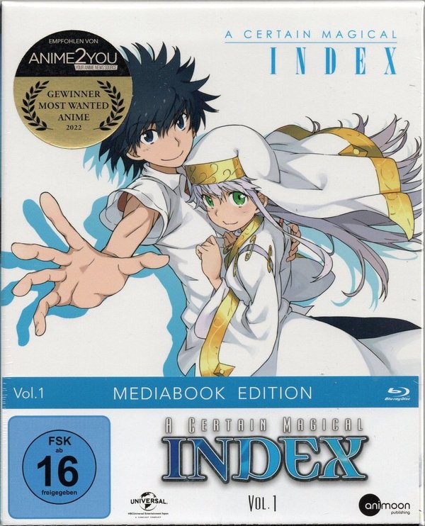 A Certain Magical Index - Staffel 1 - Vol.1 - Limited Edition - Blu-Ray